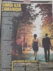 Hasret Haftalık Gazete - 26 Mart 2011 - Tabular yıkıldı - İdeal erkek - Kadın olmanın avantajları - Erkenden geldiler - Şimdi aşk zamanıdır - Depresyon ve boşluk -