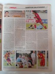 Milliyet Spor Gazetesi - 16 Mayıs 2006 - 20: 45 Anısına Fotoğrafı - Aslan Yürekliler - Tuncay Şanlı Galatasaray'ı Nasıl Motive Etti- Uefa Zaferi Gibi - Onurlu Kramponlar - Adnan Polat - Attila Gökçe