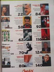 Max Dergisi- Ocak 1999- Lara Croft- Hülya Avşar- Jennifer Lopez- Volkan Işık- Sadettin Tantan- Kadın ve Erkek- Yakışıklı Diktatör- Volkan Işık - 70'ler Rüzgarı