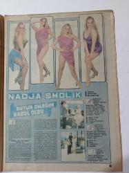 Güneş TV Gazetesi - 7 Mart 1986- Hülya Avşar Fotoğrafı - Nadja Smolik Dileğim Kabul Oldu - Jean Paul Belmondo Hayırlı Paskalyalar - Tina Turner Seks Sembolü - Robert De Niro - Halit Kıvanç - Müşerref Akay