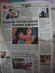 Türkiye Gazetesi,7 Ağustos 2014,Bakan Elvan,Sefa Yılmaz,Recep Tayyip Erdoğan,Efkan Ala,Selahattin Demirtaş,Ekmeleddin İhsanoğlu,Demba Ba,Pektemek,Beşiktaş,Bilic,Mehmet Topal