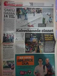 Türkiye Gazetesi,2 Eylül 2015,Recep Tayyip Erdoğan,Ahmet Davutoğlu,Tuğrul Türkeş,Pereira,Fatih Terim,Gökhan Gönül,Şenol Güneş,Şota Arveladze,Selçuk İnan,Fikret Orman