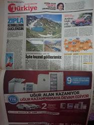 Türkiye Gazetesi,12.9.2015,Ahmet Davutoğlu,Ziya Çalışkan,Filistin,Gökhan Çakır,Caner Erkin,12 Dev Adam,Elif Jale Yeşilırmak,Podolski,Şenol Güneş,Oğuzhan Özyakup,Köksal Güney