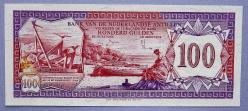 HOLLANDA ANTİLLERİ=1981   100 Gulden   P-19b  ÇİL'