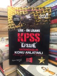 2020 KPSS Genel Kültür Lise Ön Lisans Efsane Vatandaşlık Konu Anlatımlı Soru Bankası -Yargı Yayınevi
