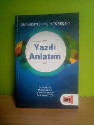 ÜNİVERSİTELER İÇİN TÜRKÇE-1 YAZILI ANLATIM (2.EL)