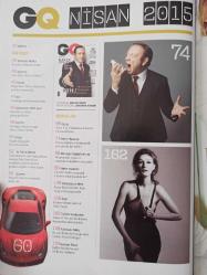 GQ Dergisi- Nisan 2015- Kevin Spacey- Francis Underwood- Mike Tyson- Riccardo Tisci- Shlomit Malka- Famous Talks- Kariyer Planı- Dünyayı Değiştiren Ay- Diktatörün Filmi