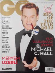 GQ Dergisi- Kasım 2012- Burak Özçivit- Orhan Gencebay- Fatih Terim- Ümit Benan- Ahmet Bozer- Hakan Günday- Mehmet Erdem- Meryem Uzerli- Michael C. Hall- Tamer Tıraşoğlu