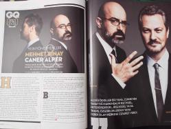 GQ Dergisi- Kasım 2012- Burak Özçivit- Orhan Gencebay- Fatih Terim- Ümit Benan- Ahmet Bozer- Hakan Günday- Mehmet Erdem- Meryem Uzerli- Michael C. Hall- Tamer Tıraşoğlu