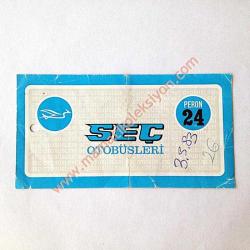 Seç otobüsleri - Otobüs bileti - Peron 24