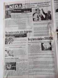 Gaziosmanpaşa Nida Haber Gazetesi - 15 Mart 2008 - Sayı 15 - Süleyman Soylu - İsmail Türüt - Ozan Arif - Demokrat Parti - Türkiye'nin Dalgalanan En Büyük Bayrağı Gazi Mahallesine Dikildi - Bayburt'un 90. Kurtuluş Yıldönümü Kutlandı