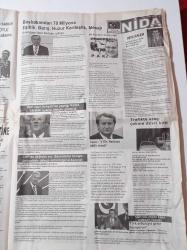 Gaziosmanpaşa Nida Haber Gazetesi - 15 Mart 2008 - Sayı 15 - Süleyman Soylu - İsmail Türüt - Ozan Arif - Demokrat Parti - Türkiye'nin Dalgalanan En Büyük Bayrağı Gazi Mahallesine Dikildi - Bayburt'un 90. Kurtuluş Yıldönümü Kutlandı