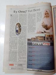 Vakit Gazetesi - 2008 - Ey Oruç Tut Beni - Ramazan İsraf Ayı Değildir - Necip Fazıl Kısakürek - Ramazan Manileri - Ramazan Sofrası - Dünyada Ramazan