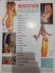MayFair Dergisi- Sayı 28 Yıl 7- Blid Dates- Grunge Girls- Torque Talk- Anna Burgess- Pauline Mason- Tatiana- Joanne- Donna- Elizabeth- İt's Unlikely Lads- Cartoons- Bonds Have More Fun- İngilizce Dergi