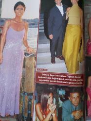 Alem Magazin Dergi 28 haziran 2000 şebnem Çapa,Ender Mermerci,Filiz Akın,Ahmet Özhan,Türkan Uzel,Tuncay Oktay,Ajda Pekkan,İzzet Çapa,Jeff hakko,Berna tokar,Ruhat Mengi,Laetitia Casta,