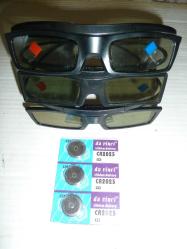 Antika - SAMSUNG 3D AKTİF PİLLİ ÜÇ BOYUTLU GÖZLÜK 3 ADET SAĞLAM ORJİNAL 2.EL ÜRÜN+3  ADET PİL - kitantik - kitaLog