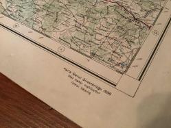 İSTANBUL HARİTASI - BEZ - HARİTA UMUM MÜDÜRLÜĞÜ 1936