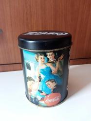 SİYAH RENKTE COCA-COLA TENEKE KUTU...