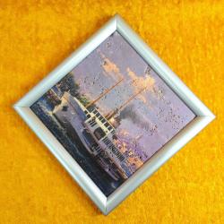 VINTAGE İSTANBUL BOĞAZİÇİ ŞEHİR HATLARI VAPURU MANZARALI SERAMİK KARO ÜZERİNE BASKI RESİM