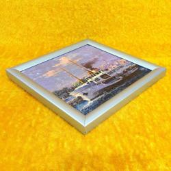 VINTAGE İSTANBUL BOĞAZİÇİ ŞEHİR HATLARI VAPURU MANZARALI SERAMİK KARO ÜZERİNE BASKI RESİM