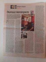 Cumhuriyet Kitap Gazetesi - 27 Ağustos 2015- Nilüfer Kuyaş Fotoğrafı - Karasevda Kitabı - Faik Bulut İslamcı Örgütler Kitabı - Max Horkheimer - Herbest Marcuse - Adorno - Ernest Hemingway - Frankfurt Okulu