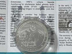 2020 - Karabağ Azerbaycandır - 2  (Türkçe) - Darphane Sertifikalı Gümüş Hatıra Para