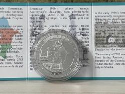 2020 - Karabağ Qarabağ Azerbaycandır -1 Sertifikalı Gümüş Hatıra Para Azerice