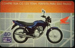 Efemera - BRAZİLYA TELEFON KARTI-HONDA TİTAN 125 - kitantik - kitaLog