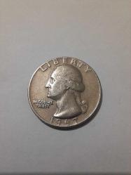1967 ABD QUARTER ÇEYREK DOLAR ORİJİNAL