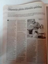 Radikal Kitap Gazetesi - 5 Eylül 2008 - Sayı 390 - Orhan Pamuk Fotoğrafı - İlhan Berk - Ölümsüz Bir Şiirin Şairiydi - Göçmen Bir Ruh - Kemalizmi Eleştirmek