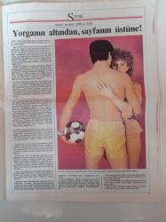 Güneş Ekran Gazetesi - 4 Ağustos 1990 -  Sayı 43 - Güldürüye Kilit Vurduk -  Nükhet Duru Ağlatacak - Anthony Quinn Sert Ama Duygulu - Kelly Le Brock Sert Ama Duygulu - Ateş Hattı Singapur