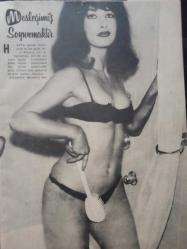 Bikini Dergisi- 19 Mayıs 1964-  - Zafer Sülek- Vamp Kadın- Güzellik Müsabakası- Striptiz Tarihi- - Brigitte Bardot