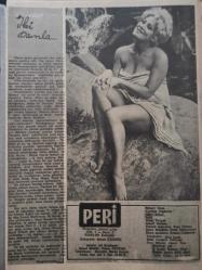 Peri Magazin Dergisi- 21 Haziran 1964- İki Damla- Kayhan Taşkıran- Ateş Çiçeği- Binbir Günah Şehri- Yakılacak Kitap- Tatlı Hayat- Acı Tebessüm- Burun Kaldıranlar- Usandım Artık