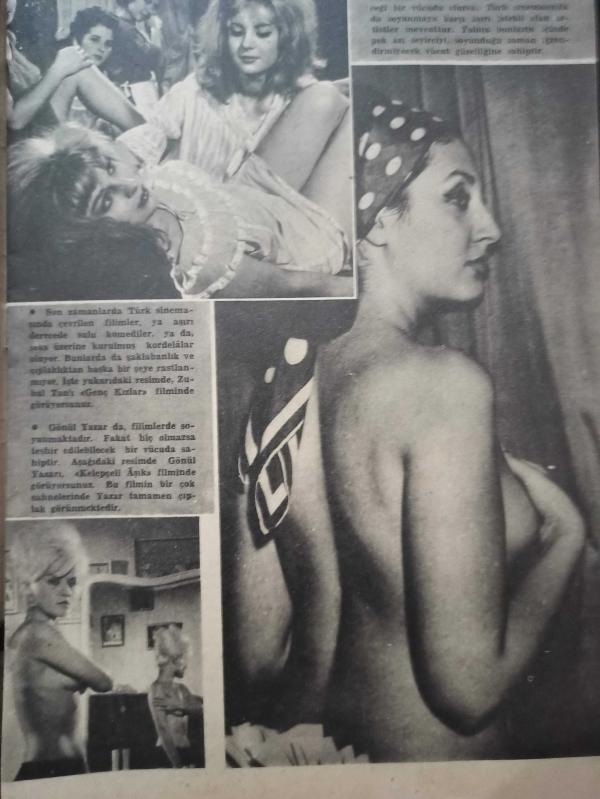 Bikini Dergisi 28 Nisan 1964 Fatma Girik Comertçe Soyunanlar  