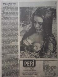Peri Magazin Dergisi- 12 Mayıs 1964- Yeşim Kaya-Ferudun Karakaya-Cilalı İbo-Leyla Sayar-Kelle Koltukta filmini 19 yaşında çeviren İlk Seher Şeniz fotoğrafları -Dansöz Semra Yıldız-Ses sanatkarı Orhan Subay’ın ölüm haberi,Adnan Pekak,İnadın Zaferi- Kelle Koltukta- Perdede Komikler- Duydum Gördüm Yazdım- Bahçesiz Çiçek- Özcan Tekgül- Japon Gülü- Yırtık Fotoğraf