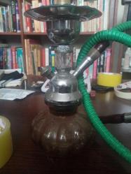 Kesme şişe küçük boy nargile takımı