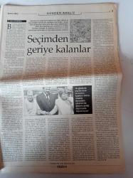 Türkiye Ve Dünyada Yarın Gazetesi - Aralık 2002 - Sayı 8 - Tansu Çiller - Amerika İçin Yeni Yol - Türk Tarihinin Ve Geleceğinin Jeopolitiği- Murat Belge- Kapitalistleşme Süreci Ve Demokrasi
