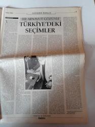 Türkiye Ve Dünyada Yarın Gazetesi - Aralık 2002 - Sayı 8 - Tansu Çiller - Amerika İçin Yeni Yol - Türk Tarihinin Ve Geleceğinin Jeopolitiği- Murat Belge- Kapitalistleşme Süreci Ve Demokrasi