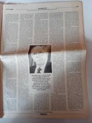 Türkiye Ve Dünyada Yarın Gazetesi - Aralık 2002 - Sayı 8 - Tansu Çiller - Amerika İçin Yeni Yol - Türk Tarihinin Ve Geleceğinin Jeopolitiği- Murat Belge- Kapitalistleşme Süreci Ve Demokrasi