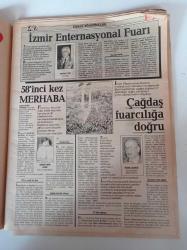 Yeni Asır Gazetesi - 26 Ağustos 1989 - İzmir Enternasyonal Fuarı 58. Yıl -- Turgut Özal Son Kararları Ülke İçin Aldık - Işın Çelebi - Bu Yıl Fuara Takılan Ülkeler - İzmir Beyrut'un Yerini Almalı - Venüs Bira