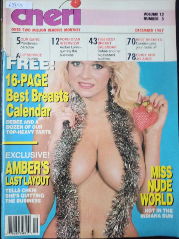 Cheri Dergisi Aralık 1987 1988 Best Breast Calendar Homebody  