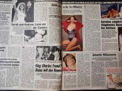 Wochen End Dergisi- 25 Eylül 1986- Gefahrliche Prostitution- Madchen Von Heute- Schwangerschaft Ohne Gebarmutter- Dallas Aktuell- Das Girl des Monats September- Almanca Dergi