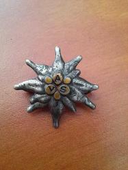 ALMAN NAZİ DÖNEMİ ASKERİ DAĞ KOMANDO ROZETİ EDELWEİSS