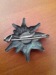 ALMAN NAZİ DÖNEMİ ASKERİ DAĞ KOMANDO ROZETİ EDELWEİSS