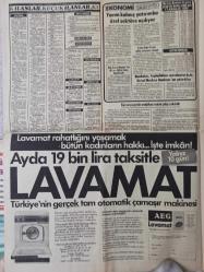 Tan Gazetesi - 11 Aralık 1984- Zeynep Özal- İnci Bayram- Margareth Thatcher- Seher Şeniz- Horst Schwanın- Bill Foyle- Hüner Coşkuner- Ali Uras- Neriman Taştan