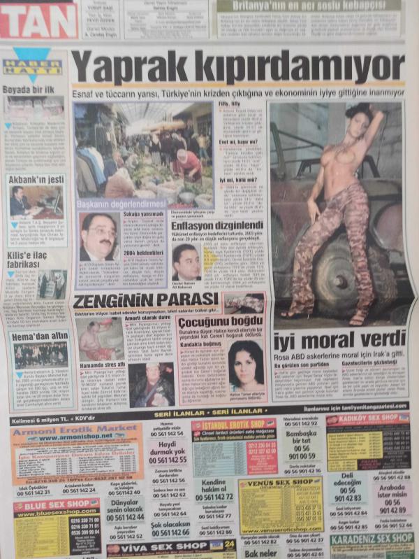 Tan Gazetesi 6 7 Ocak 2004 Şebnem Dönmez Safia Gülben Ergen  