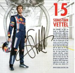 FORMULA 1 SEBASTIAN VETTEL İMZALI