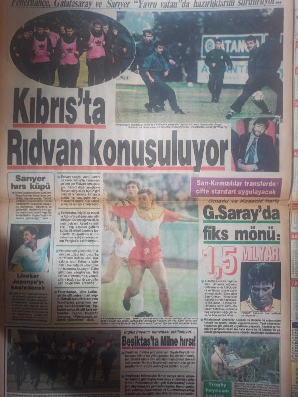 Süper Tan Gazetesi 11 Ocak 1992 Kaya Çilingiroğlu Fulya  