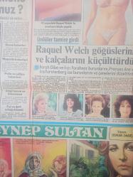 Tan Gazetesi - 23 Aralık 1983 - Seda Sayan - Banker Kastelli - Richard Chamberlain - Rachel Ward - Gülşen Bubikoğlu - Türker İnanoğlu - Prenses Ann -