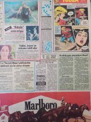 Tan Gazetesi - 18 Kasım 1985 - Türkan Şoray - Cengiz Özer - Nilgün Saraylı - Karl Reicher - Güler Demir - Teyp çalar gibi oto çalıyorlar! -